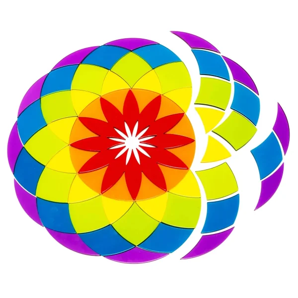 Acrylic Shape Large Mandala — Eduplay Educational Toy for Nursery