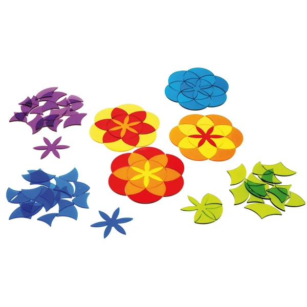 Acrylic Shapes Mandala 7 Flowers — Eduplay Educational Toy for Nursery