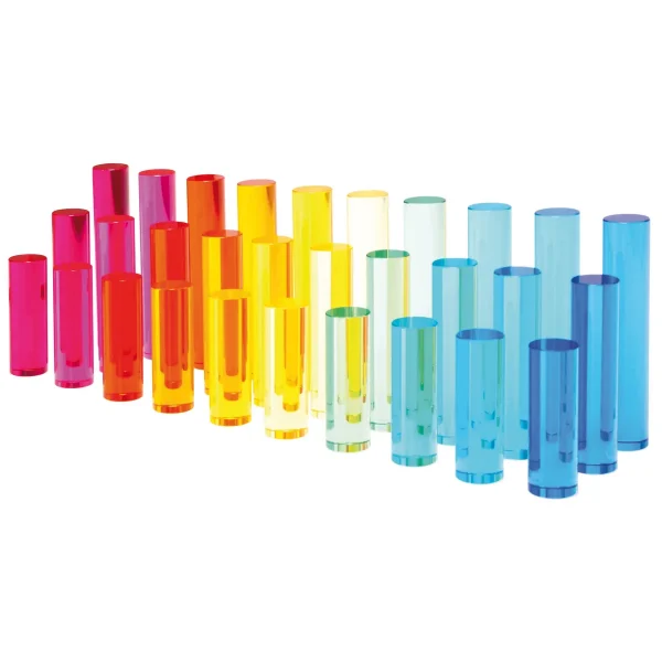 Acrylic Cylinders Various Lengths 30-Piece Set — Eduplay Educational Toy for Nursery