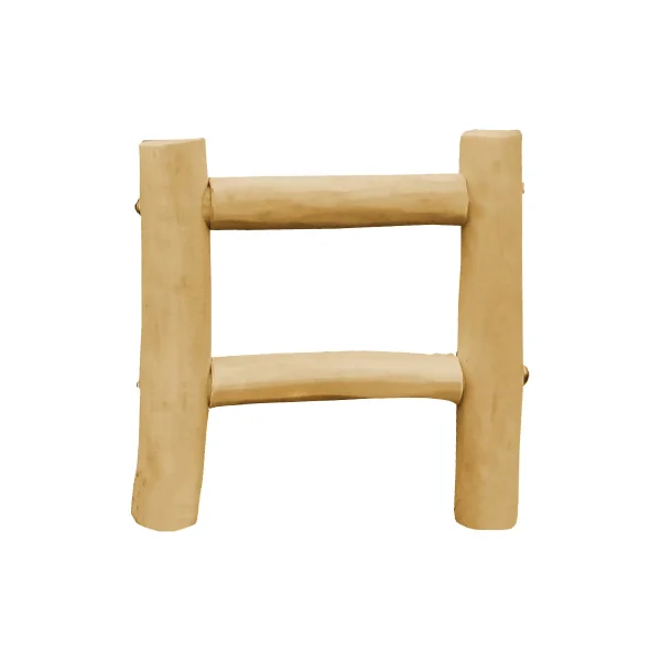 Double Support Bracket — Kiki-Ena Natural Wood Craft Materials