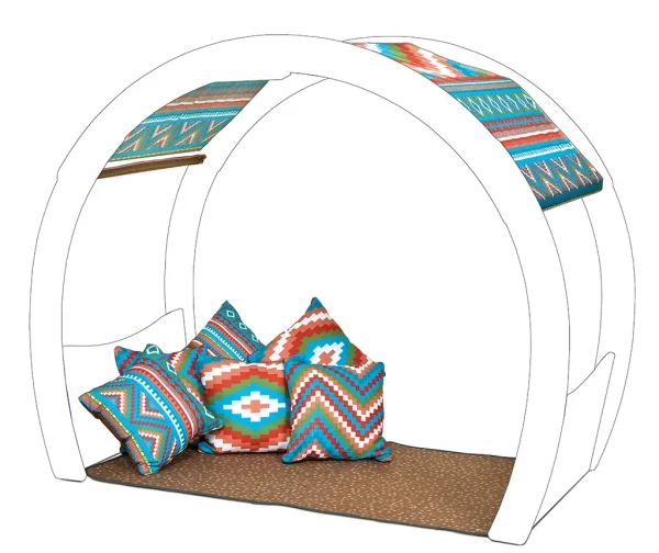 Aztec Accessory Set for Large Cosy Cove — Millhouse Lernspielzeug Schule