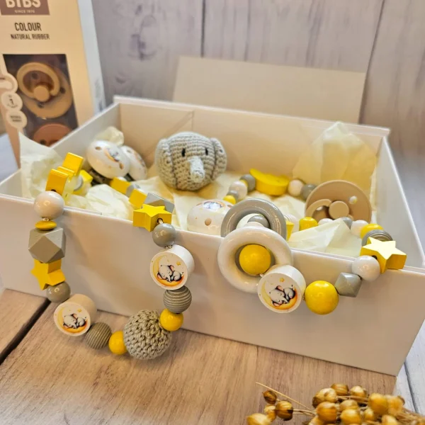 Baby welcome box 'Elephant' — Kiki-Ena craft materials natural wood