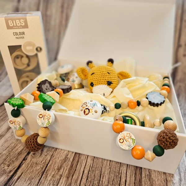 Baby Welcome Box "Safari" — Kiki-Ena natural wood craft materials