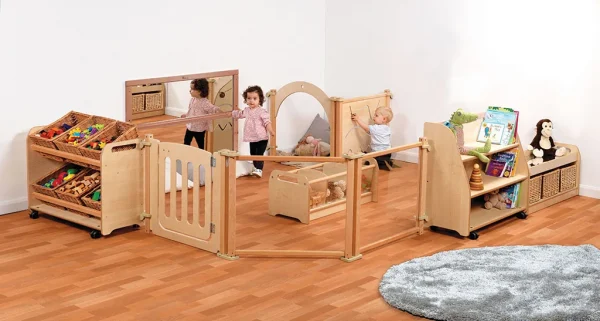 Baby Zone Room Set with Large Storage Baskets — Millhouse Educational School Toys