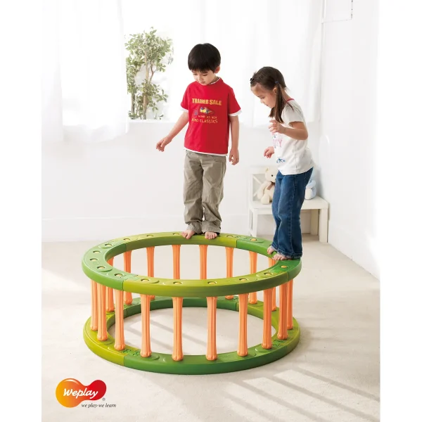 Green Balance Circle — Kiki-Ena Natural Wood Craft Materials