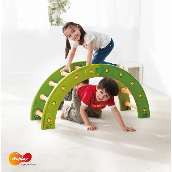 Green Balance Semicircle — Kiki-Ena Natural Wood Craft Materials