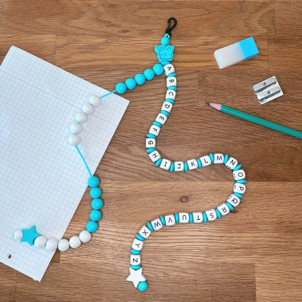 Alphabet Counting Chain Craft Kit Crown — Kiki-Ena Craft Materials Natural Wood