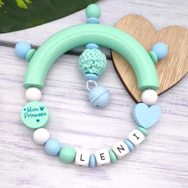 Little Princess Grasping Toy Craft Set • Mint — Kiki-Ena Natural Wood Craft Materials