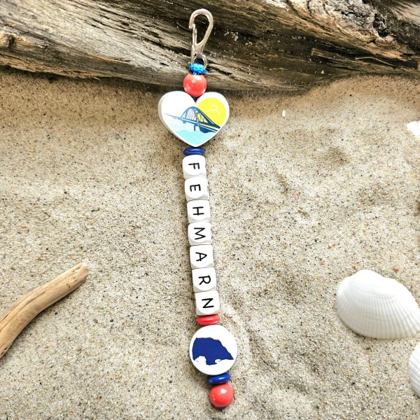 Keychain Craft Kit "Fehmarn" — Kiki-Ena Craft Materials Natural Wood