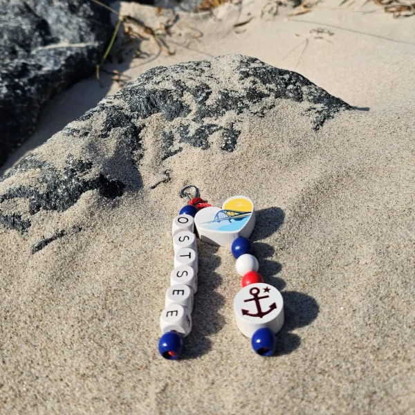 Keychain Craft Kit "Baltic Sea" — Kiki-Ena Craft Materials Natural Wood