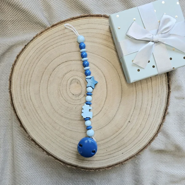 Craft Set Dummy Chain Blue II — Kiki-Ena Craft Material Natural Wood