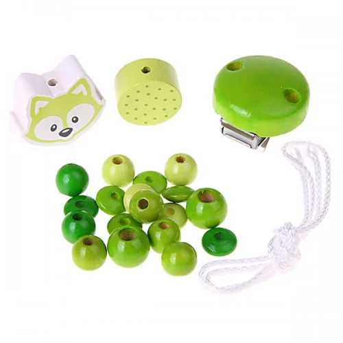 Green Dummy Chain Craft Set II — Kiki-Ena Craft Materials Natural Wood
