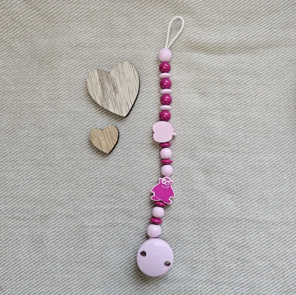Dummy Chain Craft Set Pink II — Kiki-Ena Craft Materials Natural Wood