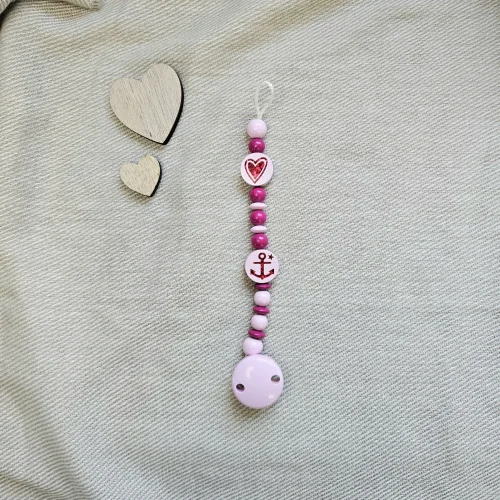 Dummy chain craft kit Pink III — Kiki-Ena natural wood craft materials
