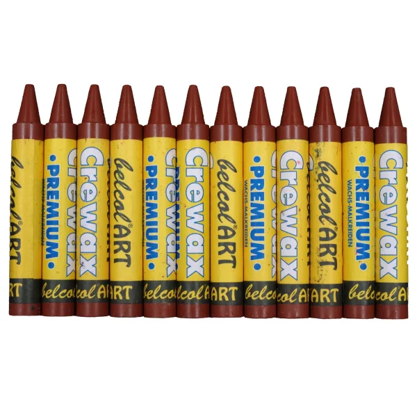 belcolART Crewax Premium 12 Brown Wax Crayons — Eduplay Educational Toys Nursery