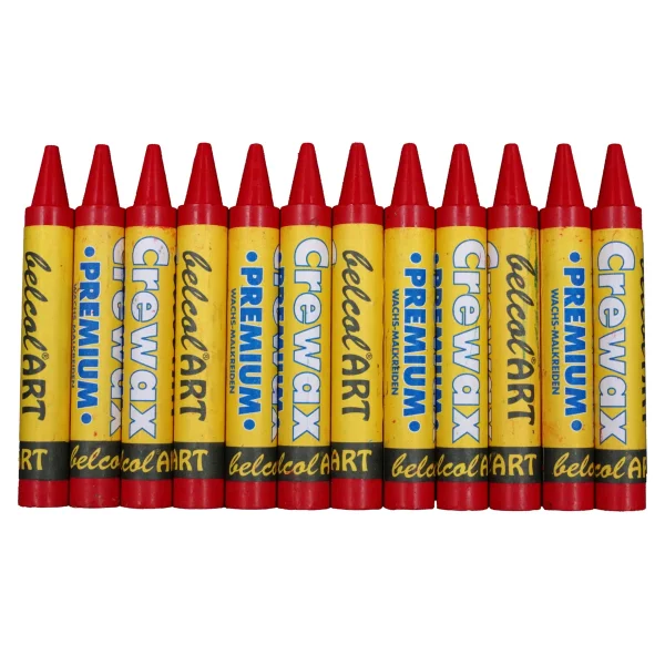 belcolART Crewax Premium 12 Dark Red Wax Crayons — Eduplay Educational Toys Nursery