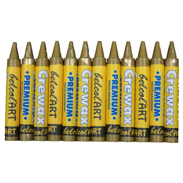 belcolART Crewax Premium 12 Gold Wax Crayons — Eduplay Educational Toys Nursery