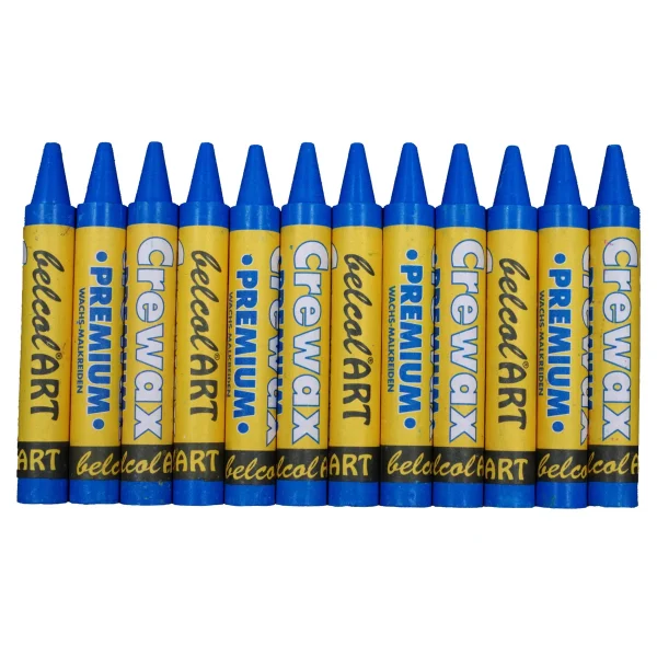 belcolART Crewax Premium 12 Light Blue Wax Crayons — Eduplay Educational Toys Nursery