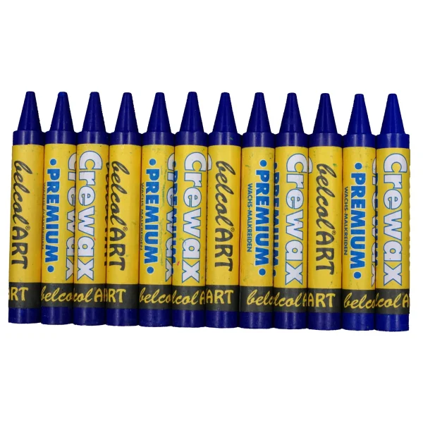 belcolART Crewax Premium 12 Cobalt Blue Wax Crayons — Eduplay Educational Toys Nursery