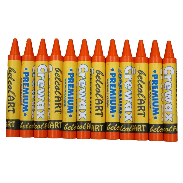belcolART Crewax Premium 12 Orange Wax Crayons — Eduplay Educational Toys Nursery