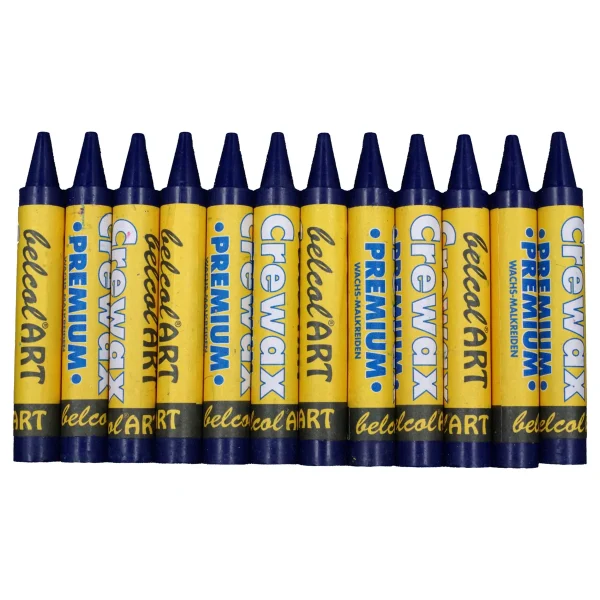 belcolART Crewax Premium 12 Prussian Blue Wax Crayons — Eduplay Educational Toys Nursery