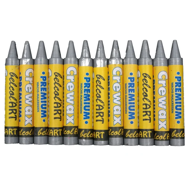 belcolART Crewax Premium 12 Silver Wax Crayons — Eduplay Educational Toys Nursery