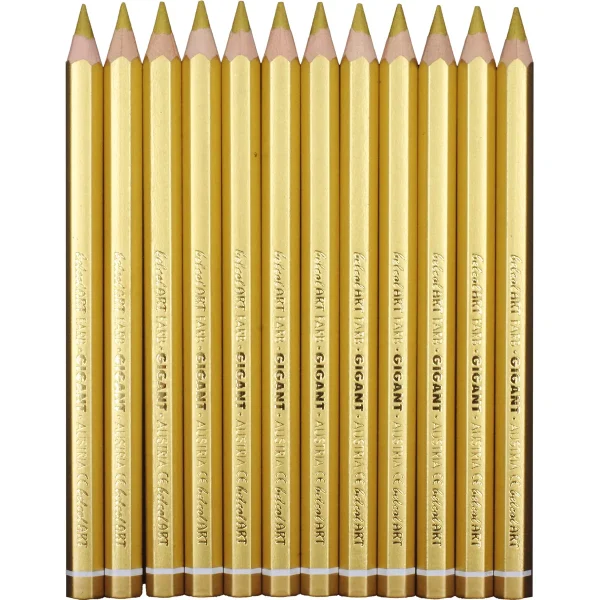 belcolART Colour Giant 12 Gold Crayons — Eduplay Educational Toys Nursery