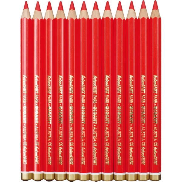belcolART Colour Giant 12 Bright Red Crayons — Eduplay Educational Toys Nursery