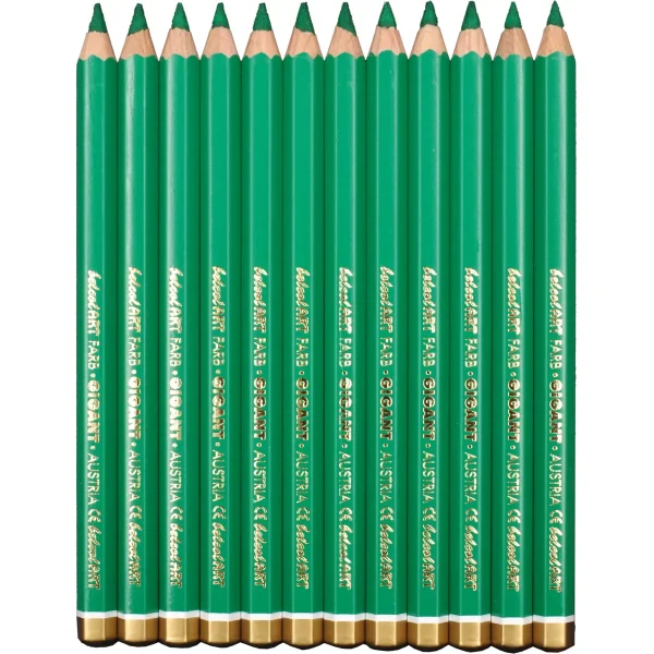 belcolART Colour Giant 12 Spring Green Crayons — Eduplay Educational Toys Nursery