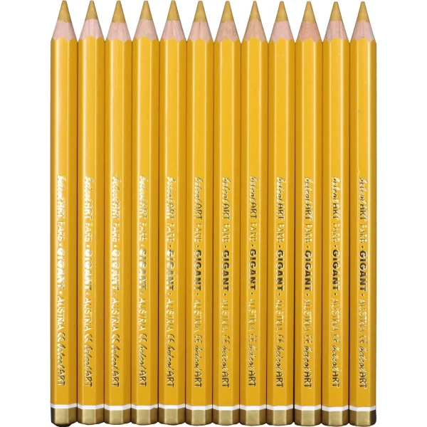 belcolART Colour Giant 12 Ochre Crayons — Eduplay Educational Toys Nursery