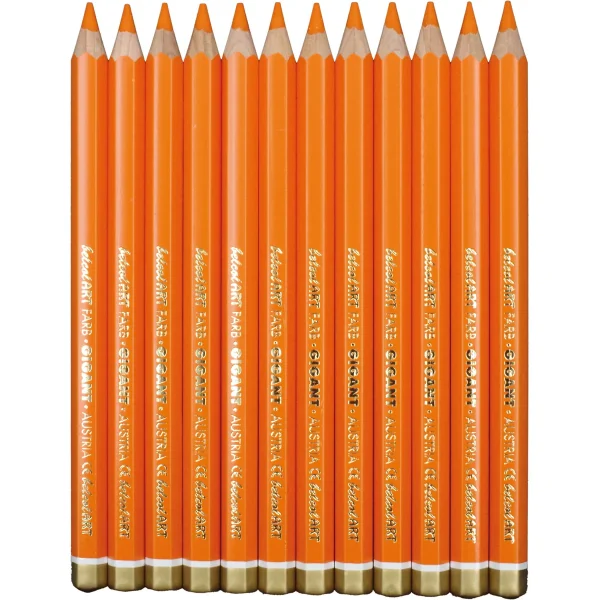 belcolART Colour Giant 12 Orange Crayons — Eduplay Educational Toys Nursery