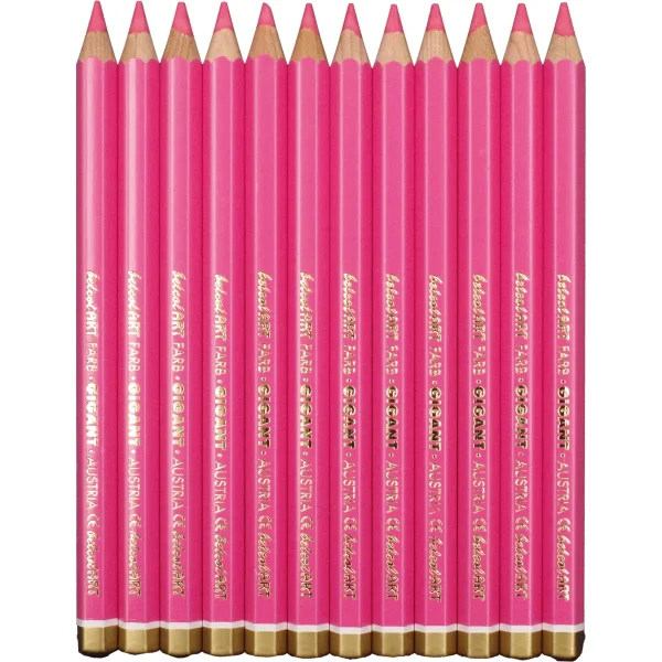 belcolART Colour Giant 12 Pink Crayons — Eduplay Educational Toys Nursery