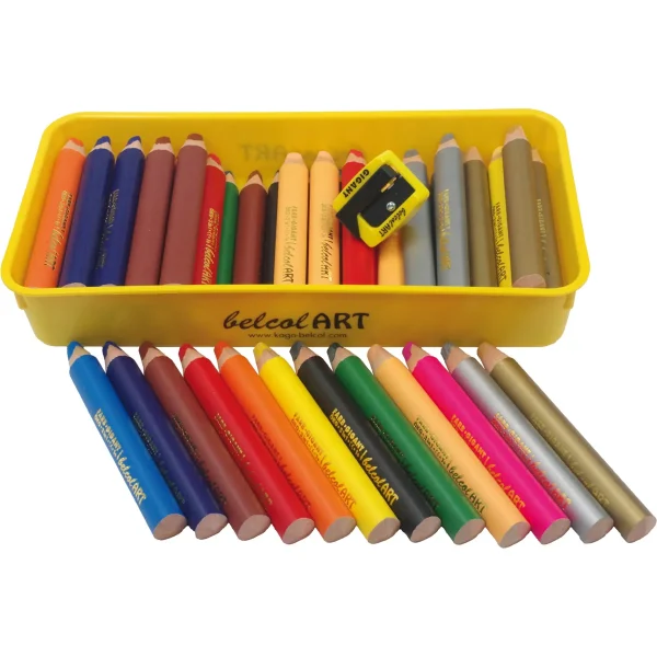 belcolART Colour Giant 3in1 4 x 12 Colours — Eduplay Educational Toy for Nursery
