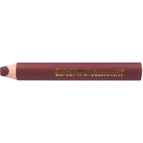 belcolART Colour Giant 3in1 Coloured Pencil 10 Pack Brown — Eduplay Educational Toy for Nursery