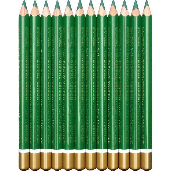 belcolART Colour Giant Trigon 12 Dark Green Pencils — Eduplay Educational Toy for Nursery