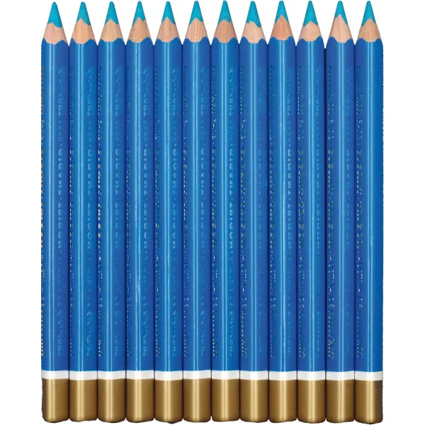 belcolART Colour Giant Trigon 12 Light Blue Pencils — Eduplay Educational Toy for Nursery