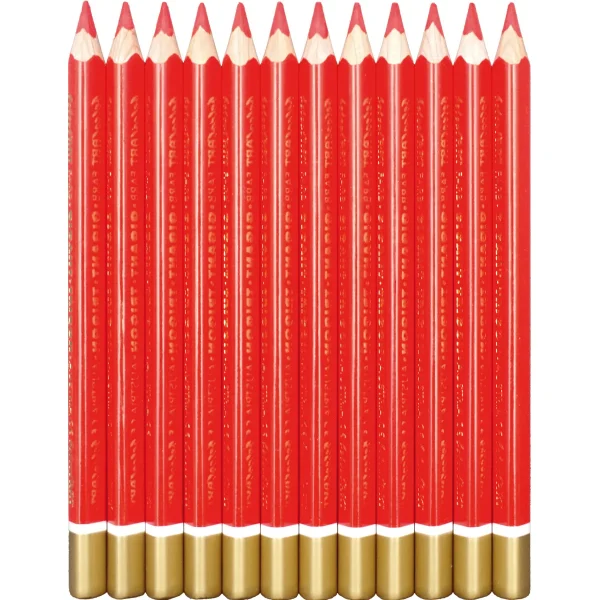 belcolART Colour Giant Trigon 12 Light Red Pencils — Eduplay Educational Toy for Nursery