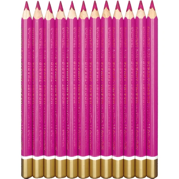 belcolART Colour Giant Trigon 12 Magenta Pencils — Eduplay Educational Toy for Nursery