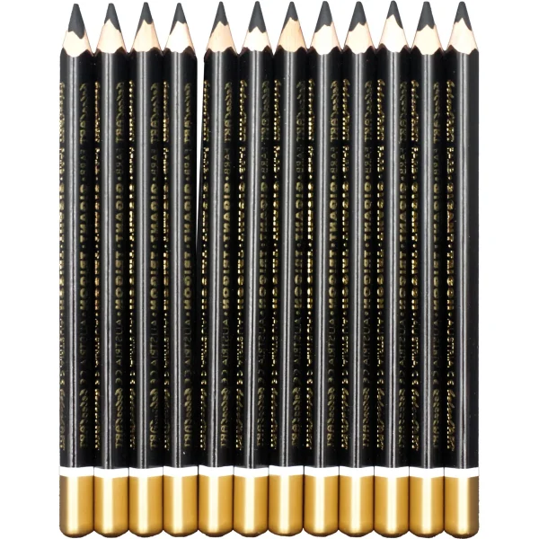 belcolART Colour Giant Trigon 12 Black Pencils — Eduplay Educational Toy for Nursery