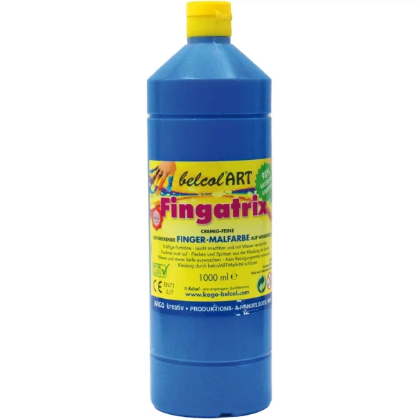 belcolART Fingatrix 1000ml Blue — Eduplay Nursery Educational Toy