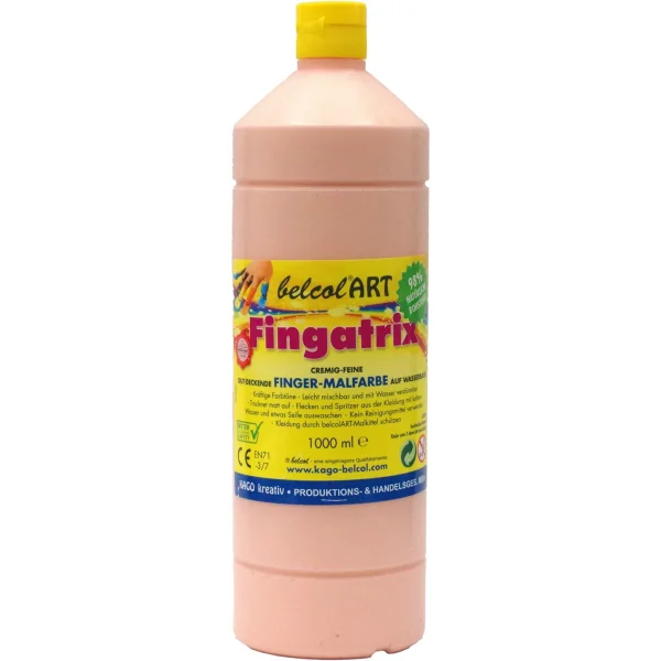 belcolART Fingatrix 1000ml Peach — Eduplay Nursery Educational Toy