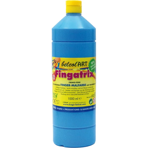 belcolART Fingatrix 1000ml Light Blue — Eduplay Nursery Educational Toy