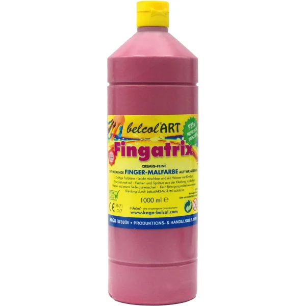 belcolART Fingatrix 1000ml Pink — Eduplay Nursery Educational Toy
