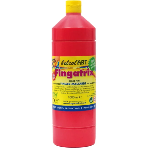 belcolART Fingatrix 1000ml Red — Eduplay Nursery Educational Toy