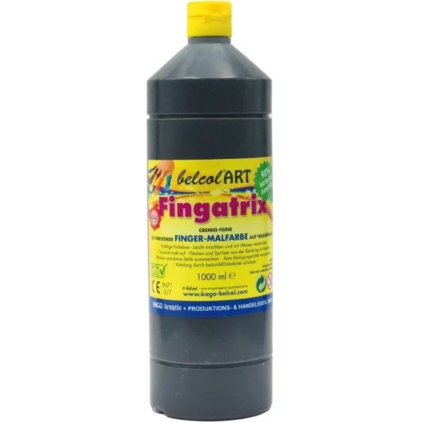 belcolART Fingatrix 1000ml Black — Eduplay Nursery Educational Toy