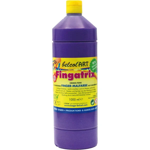 belcolART Fingatrix 1000ml Violet — Eduplay Nursery Educational Toy