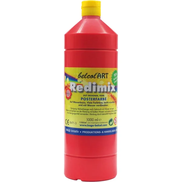 belcolART Redimix 1000ml Red — Eduplay Nursery Educational Toy