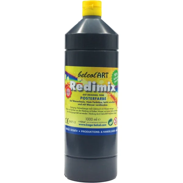belcolART Redimix 1000ml Black — Eduplay Nursery Educational Toy