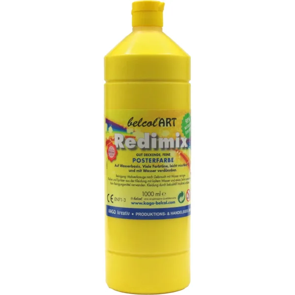 belcolART Redimix 1000ml Golden Yellow — Eduplay Nursery Educational Toy