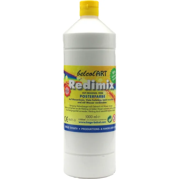 belcolART Redimix 1000ml White — Eduplay Nursery Educational Toy